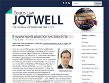 Tablet Screenshot of courtslaw.jotwell.com